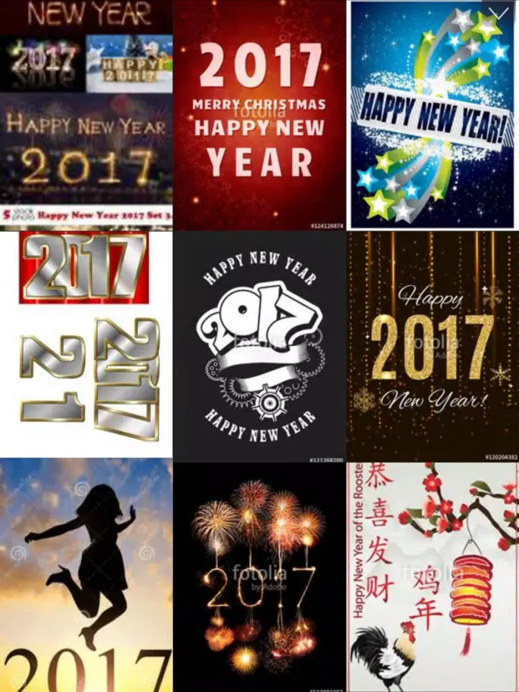 ภาพหน้าจอของ New Year Wallpapers - Photo Frames, Greeting Cards iPad 