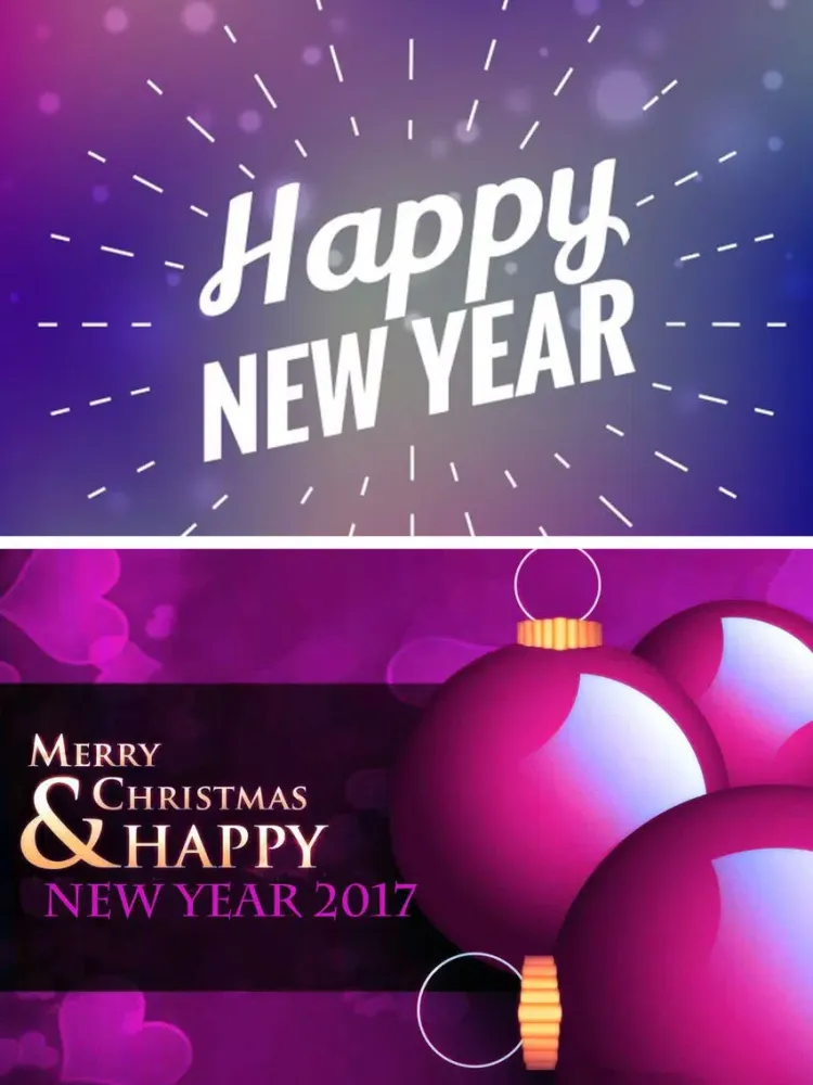 ภาพหน้าจอของ New Year Wallpapers - Photo Frames, Greeting Cards iPad 