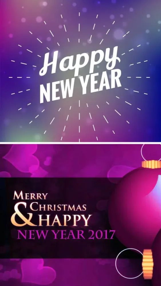 ภาพหน้าจอของ New Year Wallpapers - Photo Frames, Greeting Cards