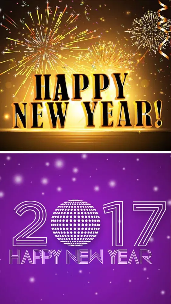 ภาพหน้าจอของ New Year Wallpapers - Photo Frames, Greeting Cards