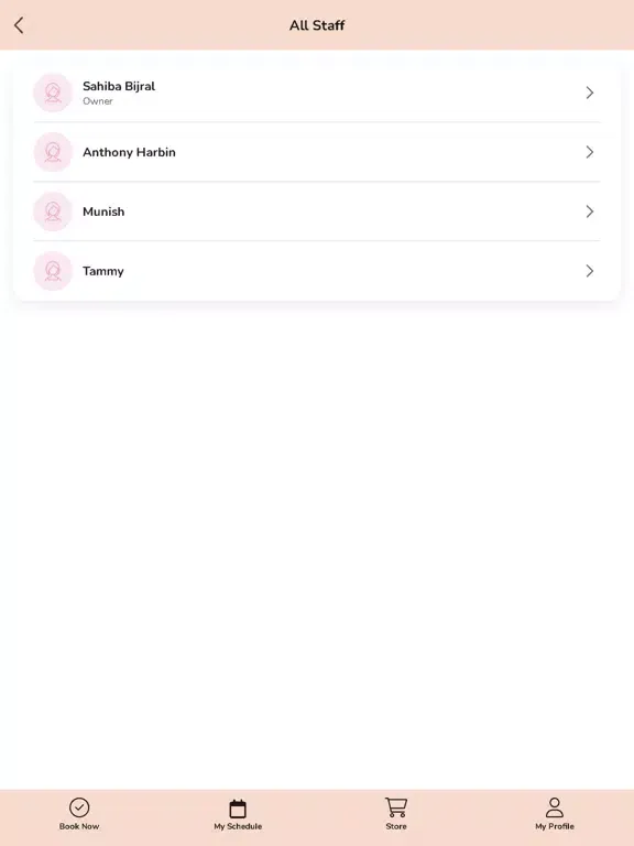 Ảnh chụp màn hình của Prana Healing and Wellness iPad 