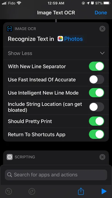 Image Text OCR Photo Scanner Screenshots