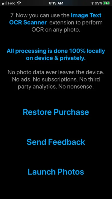 Image Text OCR Photo Scanner Screenshots