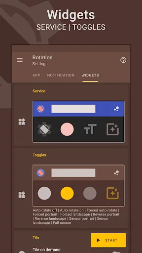 Screenshot di Rotation | Orientation Manager