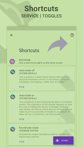 Screenshot di Rotation | Orientation Manager