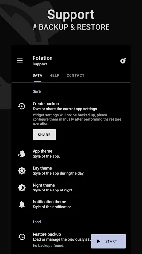 Screenshot di Rotation | Orientation Manager