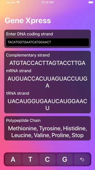 Ảnh chụp màn hình của Gene Xpress