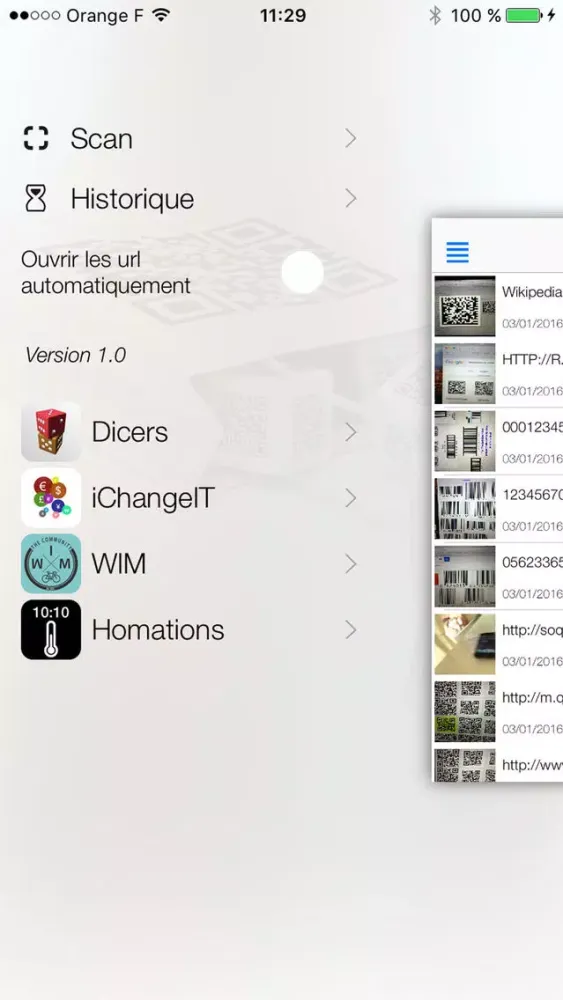 Fast barcode Screenshots