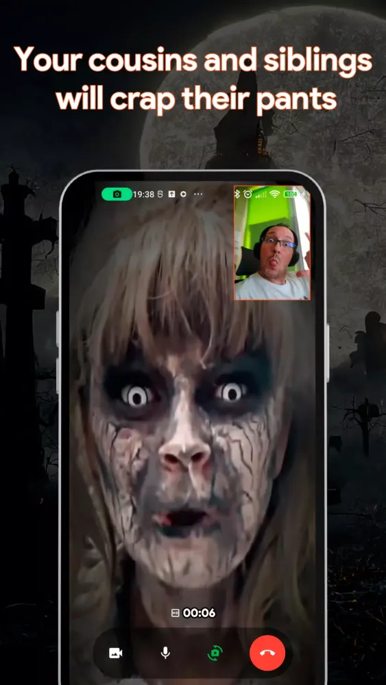 Monster Call: Fake Video Prank应用截图