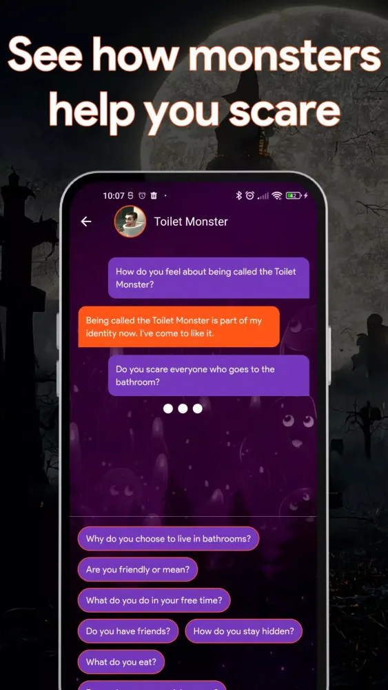 Monster Call: Fake Video Prank应用截图