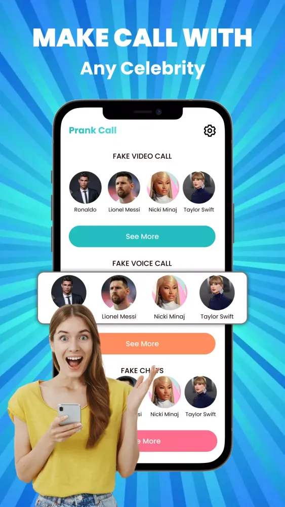Prank Call - Fake Video Call Screenshots