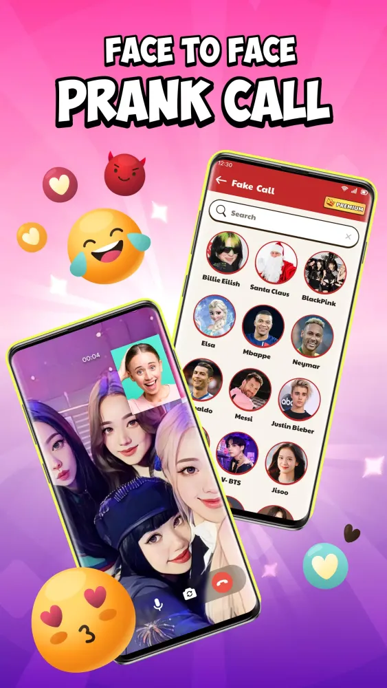 Idol Prank Call Screenshots