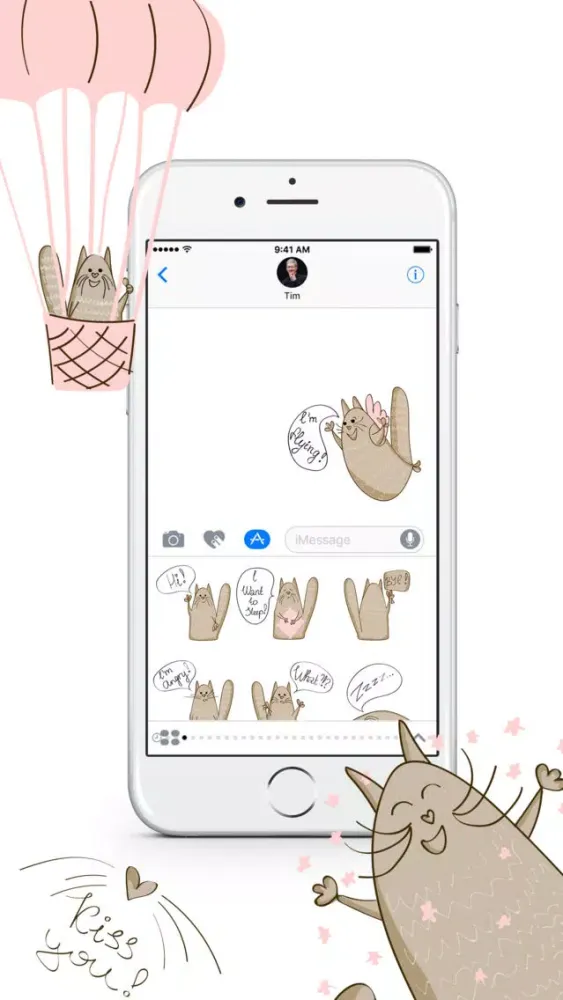 Everyday Cats Stickers Screenshots