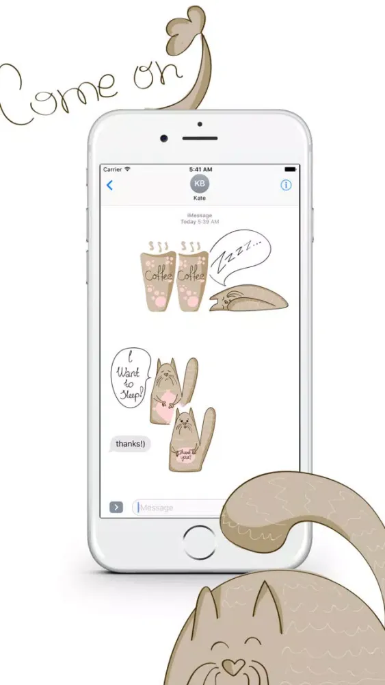 Everyday Cats Stickers Screenshots