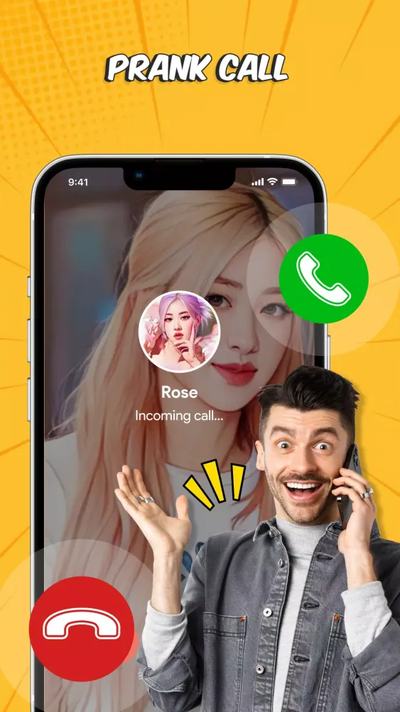 ภาพหน้าจอของ Funny Prank Call: Prank Sound