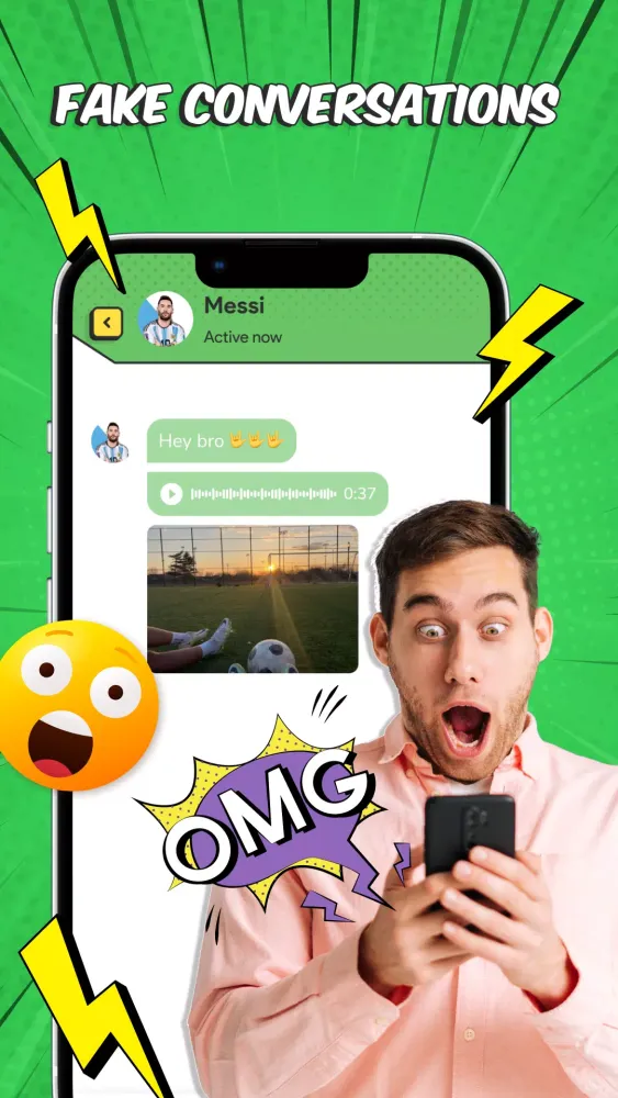 ภาพหน้าจอของ Funny Prank Call: Prank Sound