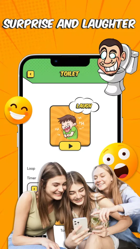 ภาพหน้าจอของ Funny Prank Call: Prank Sound