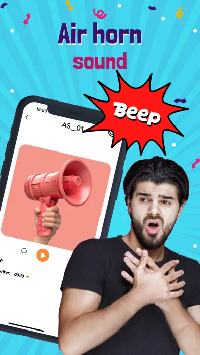 Captures d'écran de Air Horn: Prank Fart App