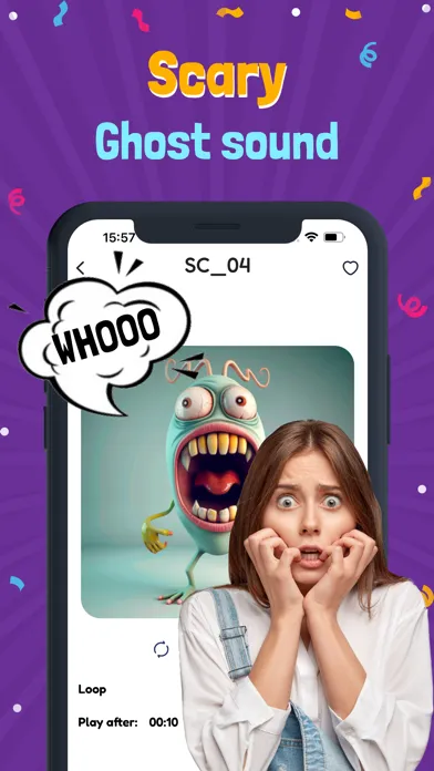 Captures d'écran de Air Horn: Prank Fart App