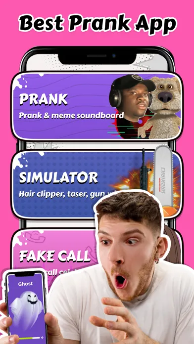 Prank App-Funny Prank Sounds سکرین شاٹس