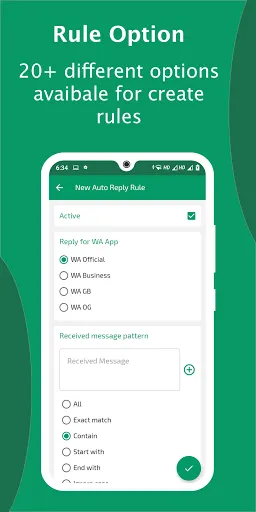 ภาพหน้าจอของ Auto Reply Chat Bot