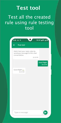 ภาพหน้าจอของ Auto Reply Chat Bot