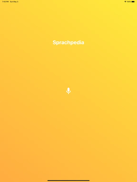 Ảnh chụp màn hình của Sprachpedia iPad 