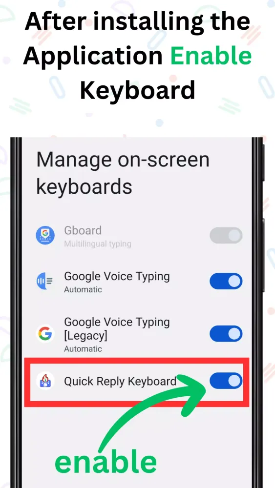 Скриншоты Quick Reply Keyboard|CopyPaste
