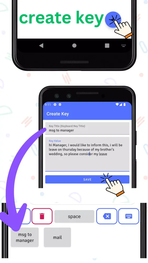 Скриншоты Quick Reply Keyboard|CopyPaste