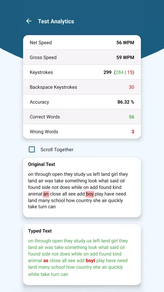 Typing Speed Test Master應用截圖