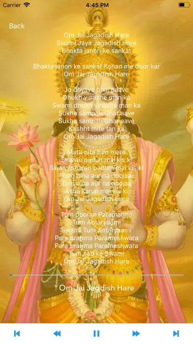 Captures d'écran de Om - Hindu Mantras and Bhajans