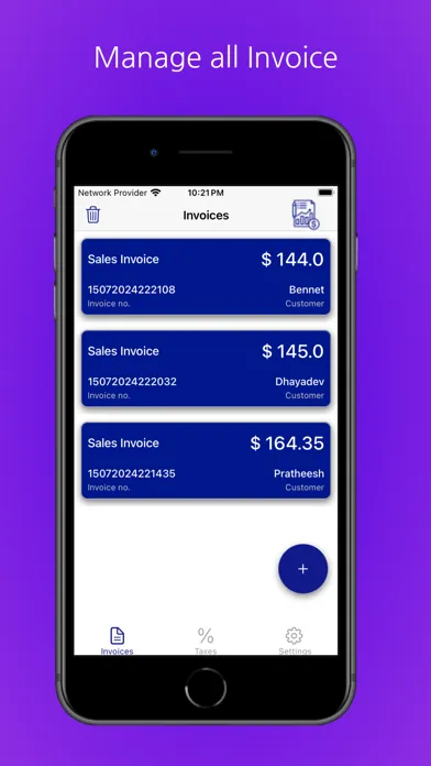 Zrzuty ekranu MS Excel, PDF Invoices & Bills