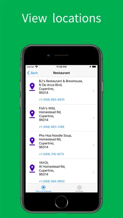 Find Nearby Place of Interests 스크린샷
