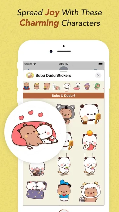 Bubu Dudu Animated Stickers 스크린샷