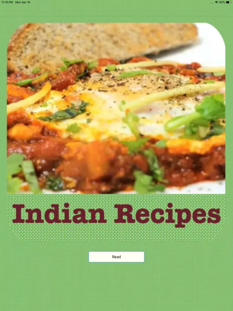 Capturas de pantalla de Indian Recepies iPad 