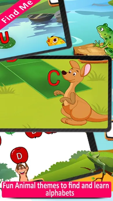 Animal alphabet for kids, Learn Alphabets with animal sounds and pictures for preschoolers and toddlers Screenshots