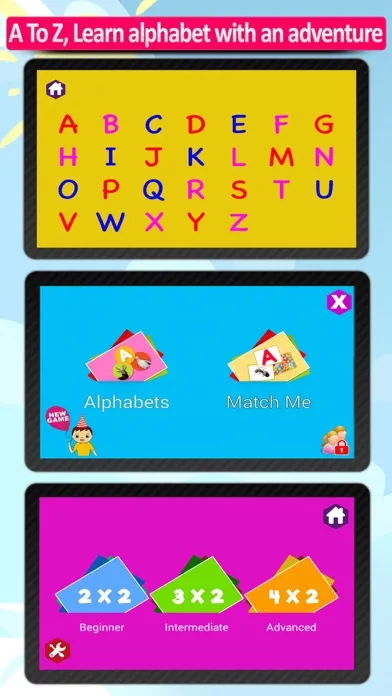 Animal alphabet for kids, Learn Alphabets with animal sounds and pictures for preschoolers and toddlers Screenshots