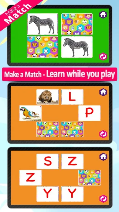 Animal alphabet for kids, Learn Alphabets with animal sounds and pictures for preschoolers and toddlers Screenshots