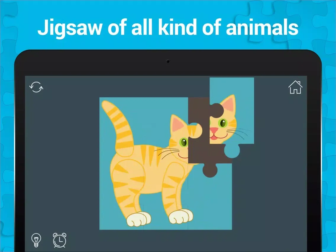 Animal jigsaw puzzle for kids iPad  Screenshots