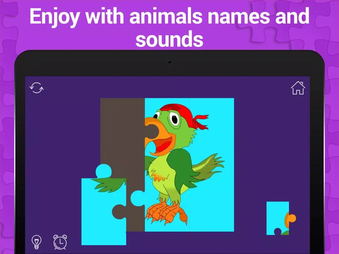 Animal jigsaw puzzle for kids iPad  Screenshots