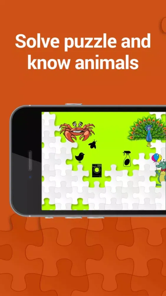 Animal jigsaw puzzle for kids Screenshots
