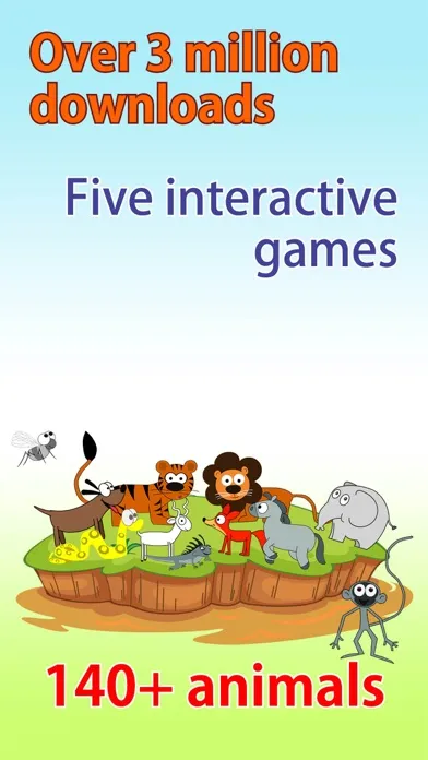 Animal sounds and pictures, hear jungle sound in Kids zoo, Petting zoo with real images and sound Screenshots