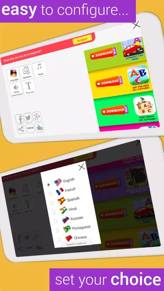 Captures d'écran de Montessori for kids, A preschool game to teach your child the basic learning