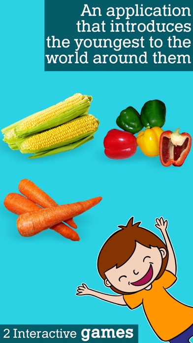 Ảnh chụp màn hình của Montessori Vegetables, A fun way to teach vegetables to your young ones