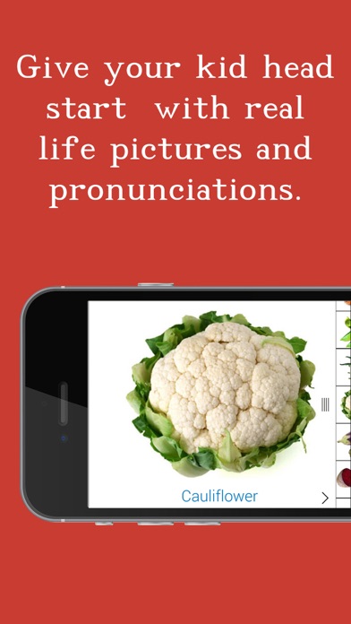 Ảnh chụp màn hình của Montessori Vegetables, A fun way to teach vegetables to your young ones