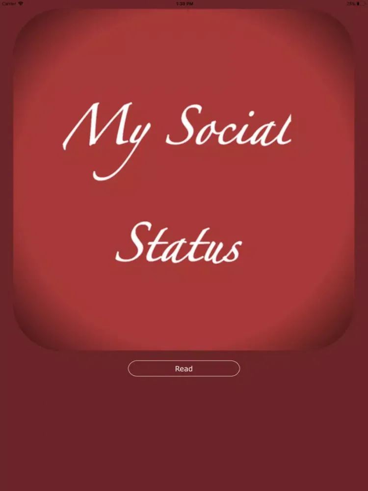 Скриншоты My Social Status iPad 