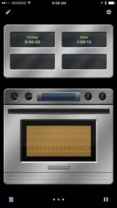 KitchenPad® Timer Ekran Görüntüleri
