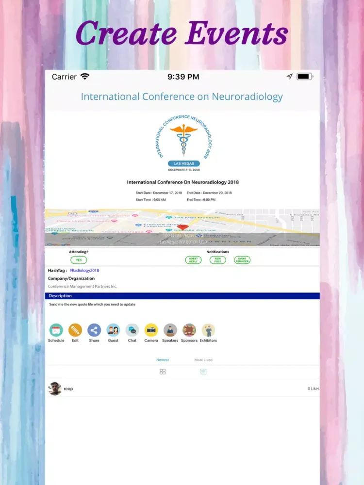 Capturas de tela do Events, Wedding Planner & RSVP iPad 