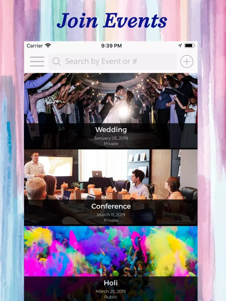Capturas de tela do Events, Wedding Planner & RSVP iPad 