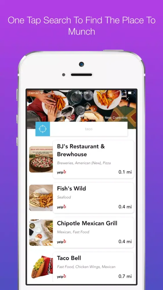 Capturas de pantalla de Hungry Me - Find Food Quickly